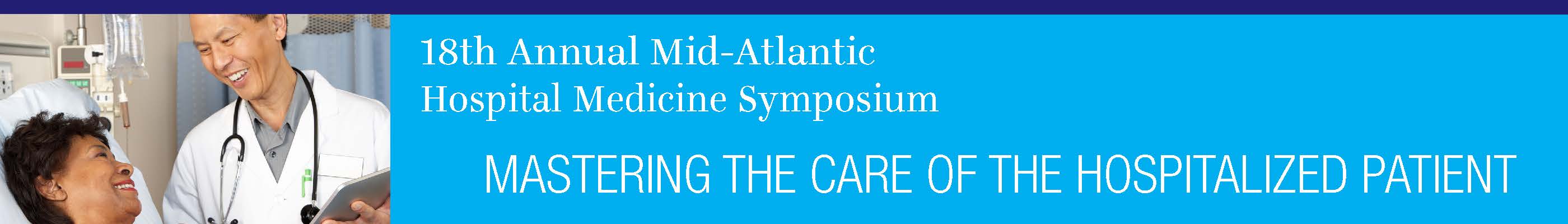18th Annual Mid-Atlantic Hospital Medicine Symposium Banner